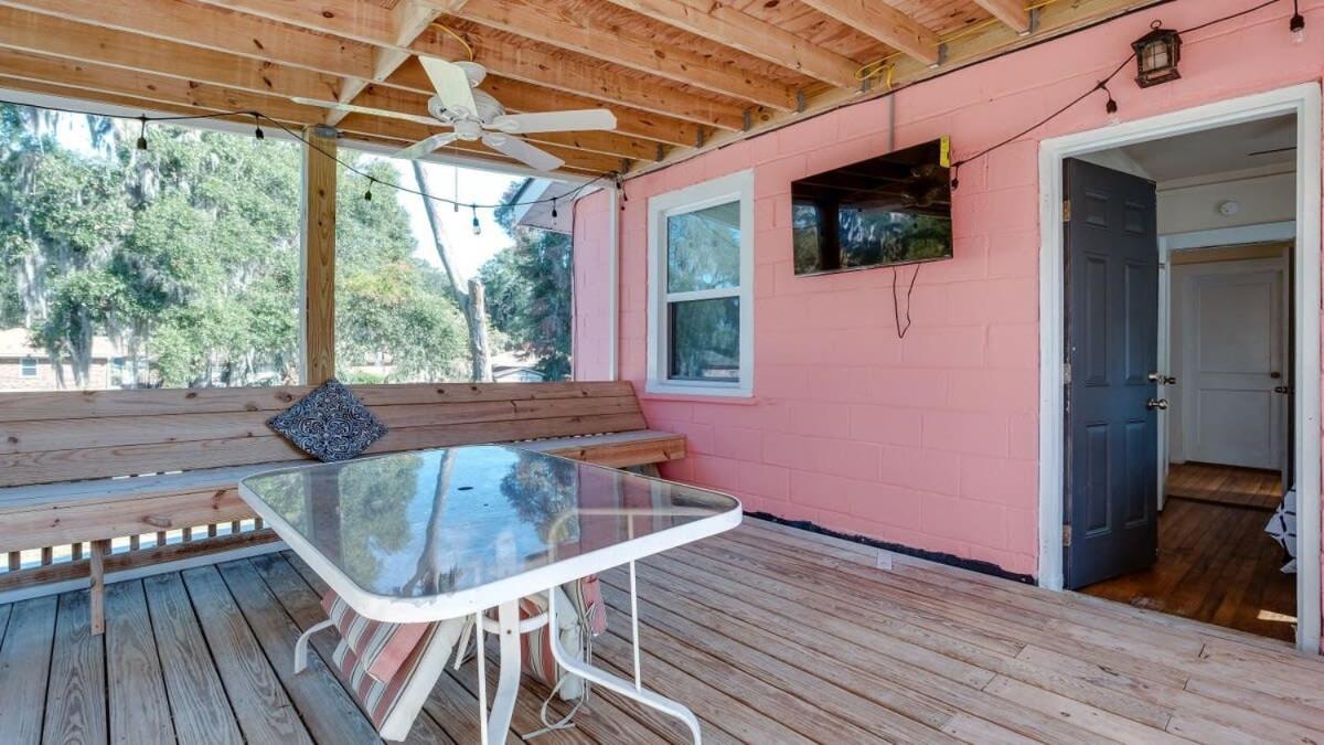 Retro Rainbow At Herb River- Flamingo Flat #4 Apartment Savannah Exterior photo