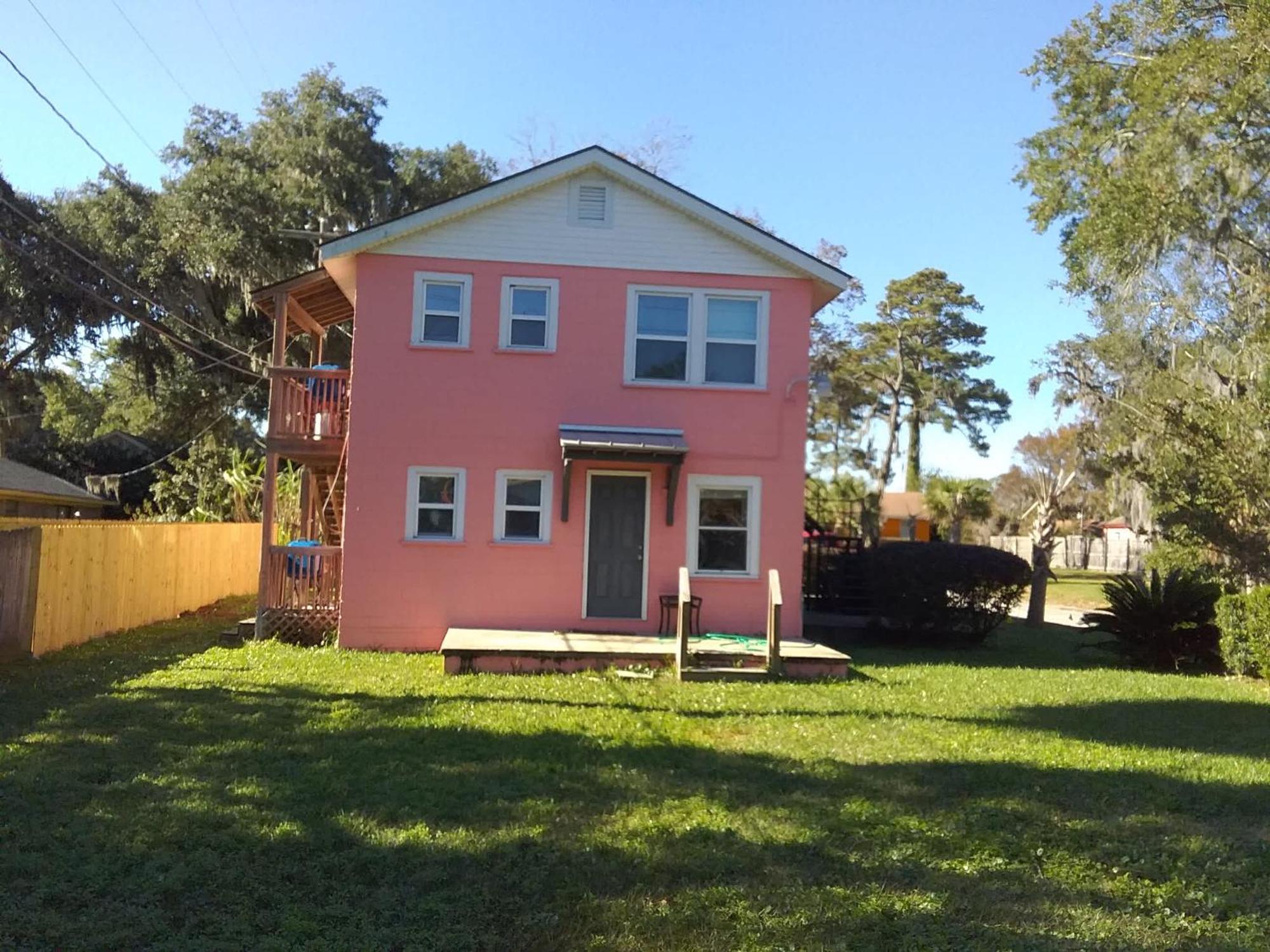 Retro Rainbow At Herb River- Flamingo Flat #4 Apartment Savannah Exterior photo